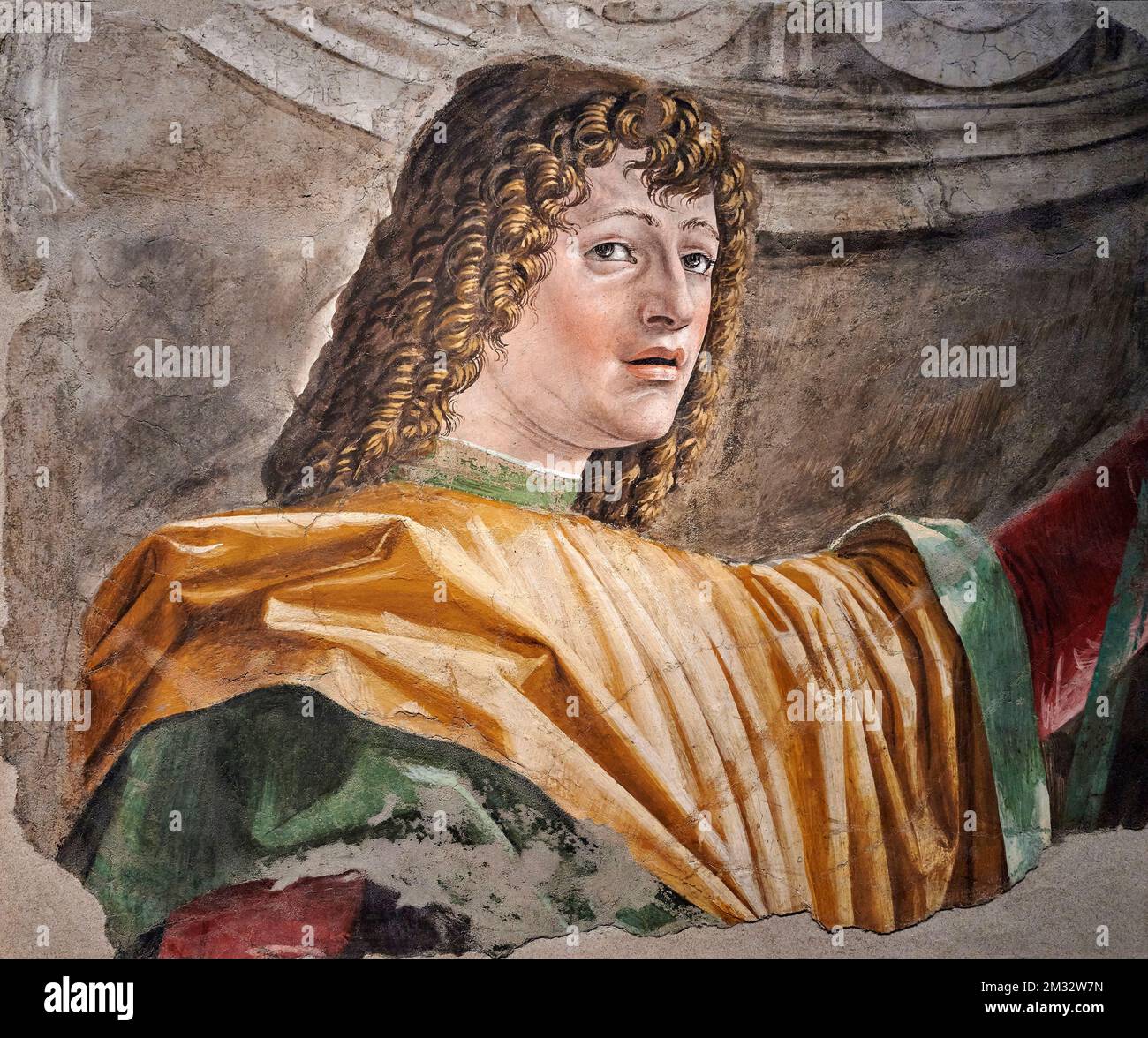 Uomo d'arme d'alabastra - affresco strappato - Donato di Pascuccio detto Bramante - 1499 - Milano, Italia, Pinacoteca di Brera Banque D'Images