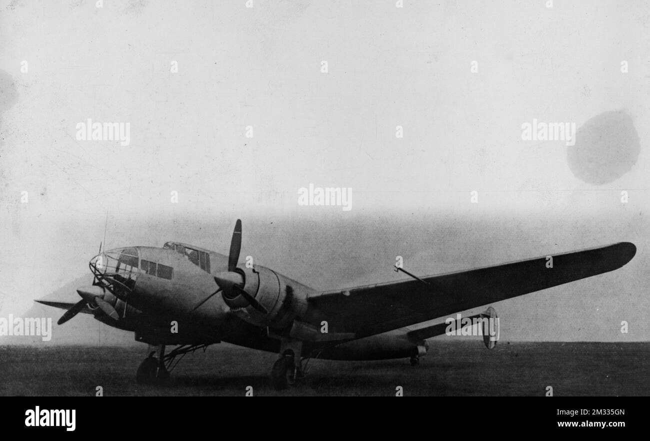 Aeroplani - Lioré et Olivier Leo 451 un bombardiere medio bimotore ad ala bassa sviluppato dall'azienda francese Lioré et Olivier negli anni trenta Banque D'Images