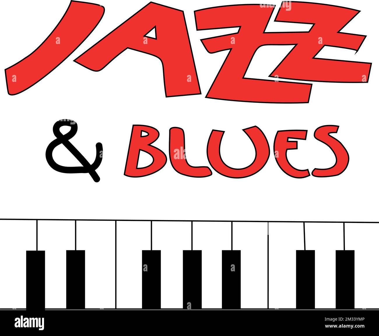 Jazz et blues Illustration de Vecteur