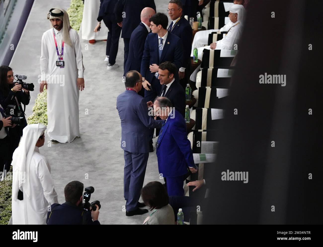 Lors du match de demi-finale de la coupe du monde de la FIFA au stade Al Bayt à Al Khor, Qatar. Date de la photo: Mercredi 14 décembre 2022. Banque D'Images