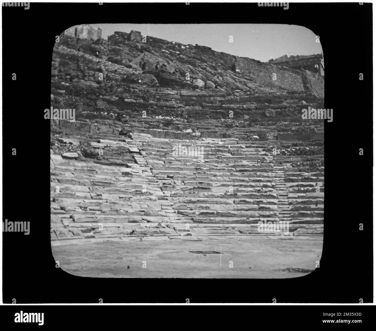 Grèce. Athènes. L'Odéon de Herodes Atticus , sites archéologiques, amphithéâtres, Odéon de Herodes Atticus Athènes, Grèce. Collection Nicholas Catsimpolas Banque D'Images