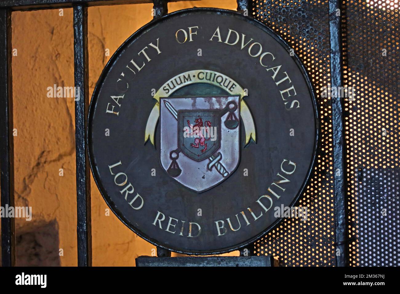 Faculté des avocats, bâtiments Lord Reid, fermeture de la nouvelle assemblée, Royal Mile, vieille ville, Édimbourg, Lothian, Écosse, Royaume-Uni, EH1 1QQ Banque D'Images