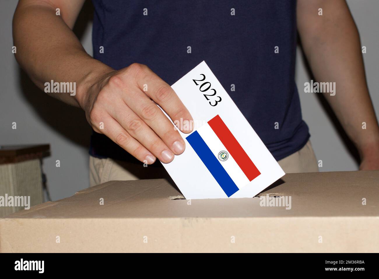Paraguay concept de vote politique Banque D'Images