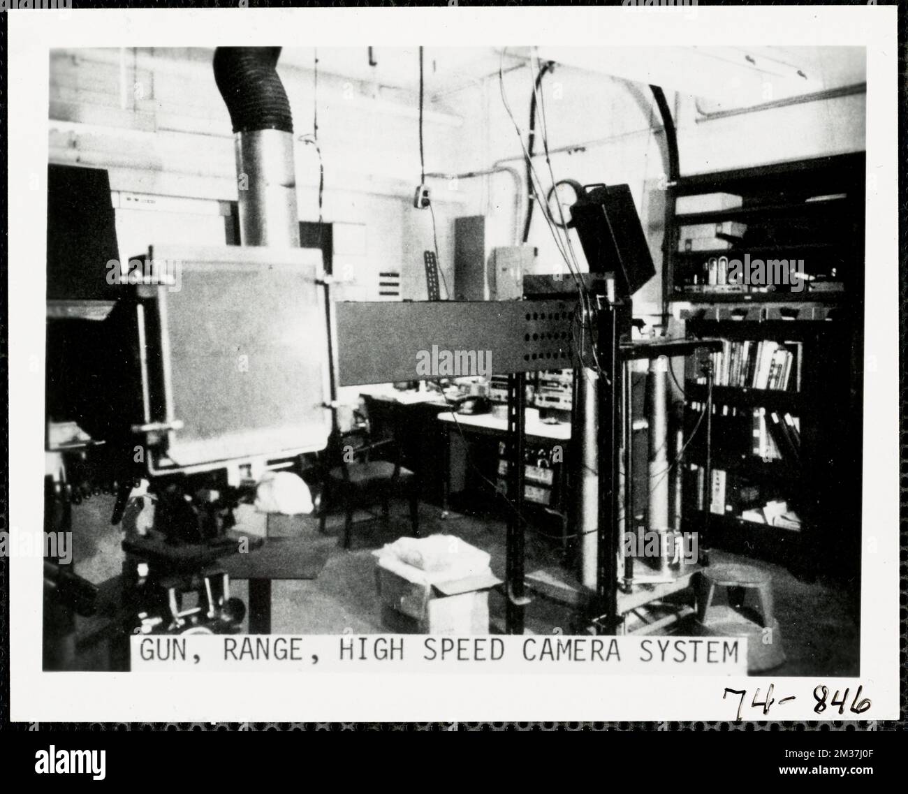 Canon, gamme, système de caméra haute vitesse , armes, Ordnance industrie, Machinerie, Watertown Arsenal Mass.. Documents des États-Unis Armée opérationnelle Banque D'Images