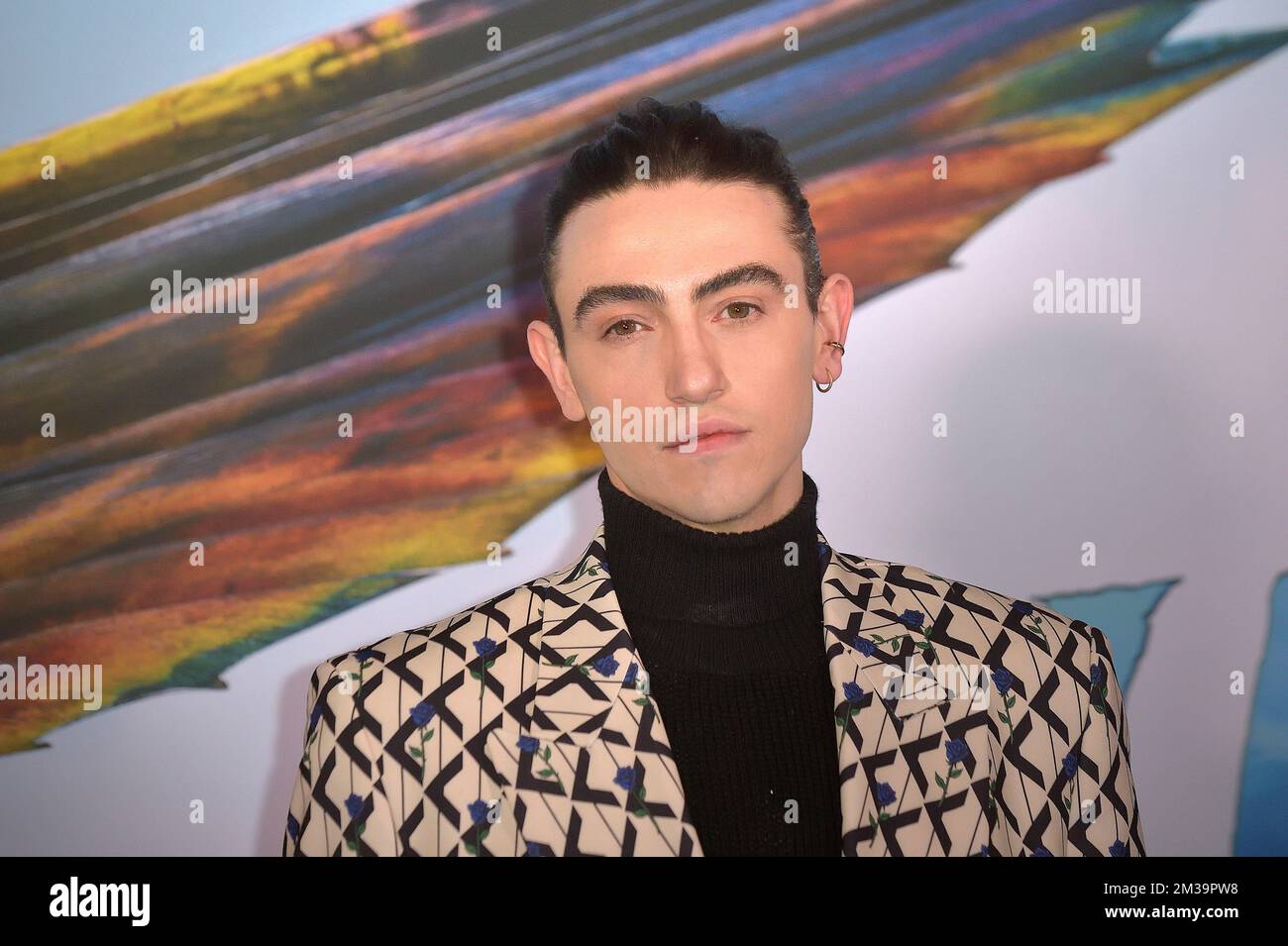 Rome, Italie. 13th décembre 2022. Michele Bravi assiste à la première italienne du film 'Avatar: Le chemin de l'eau' Rome, (Italie) 13 décembre 2022 Credit: dpa/Alamy Live News Banque D'Images
