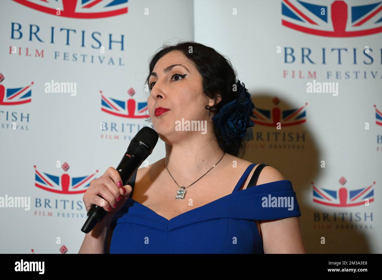 Londres, Royaume-Uni. 14th décembre 2022. Roseita Royce est l'organisateur BFF du British film Festival & British Fashion Festival Awards Show and Awards Ceremony 2022 au Cineworld Cinema , Leicester Square. Crédit : voir Li/Picture Capital/Alamy Live News Banque D'Images