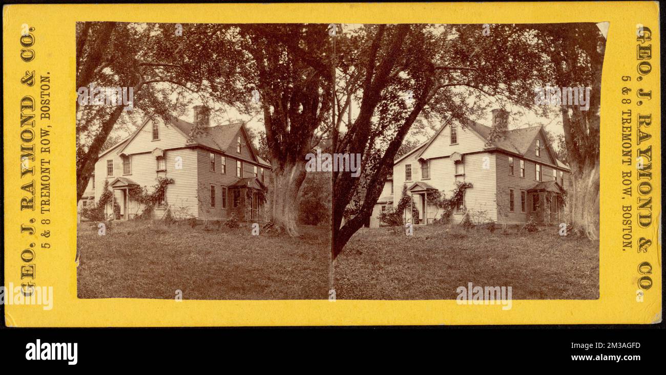 Maison de Louisa Alcott, Concord , Maisons, Alcott, Louisa May, 1832-1888 Banque D'Images