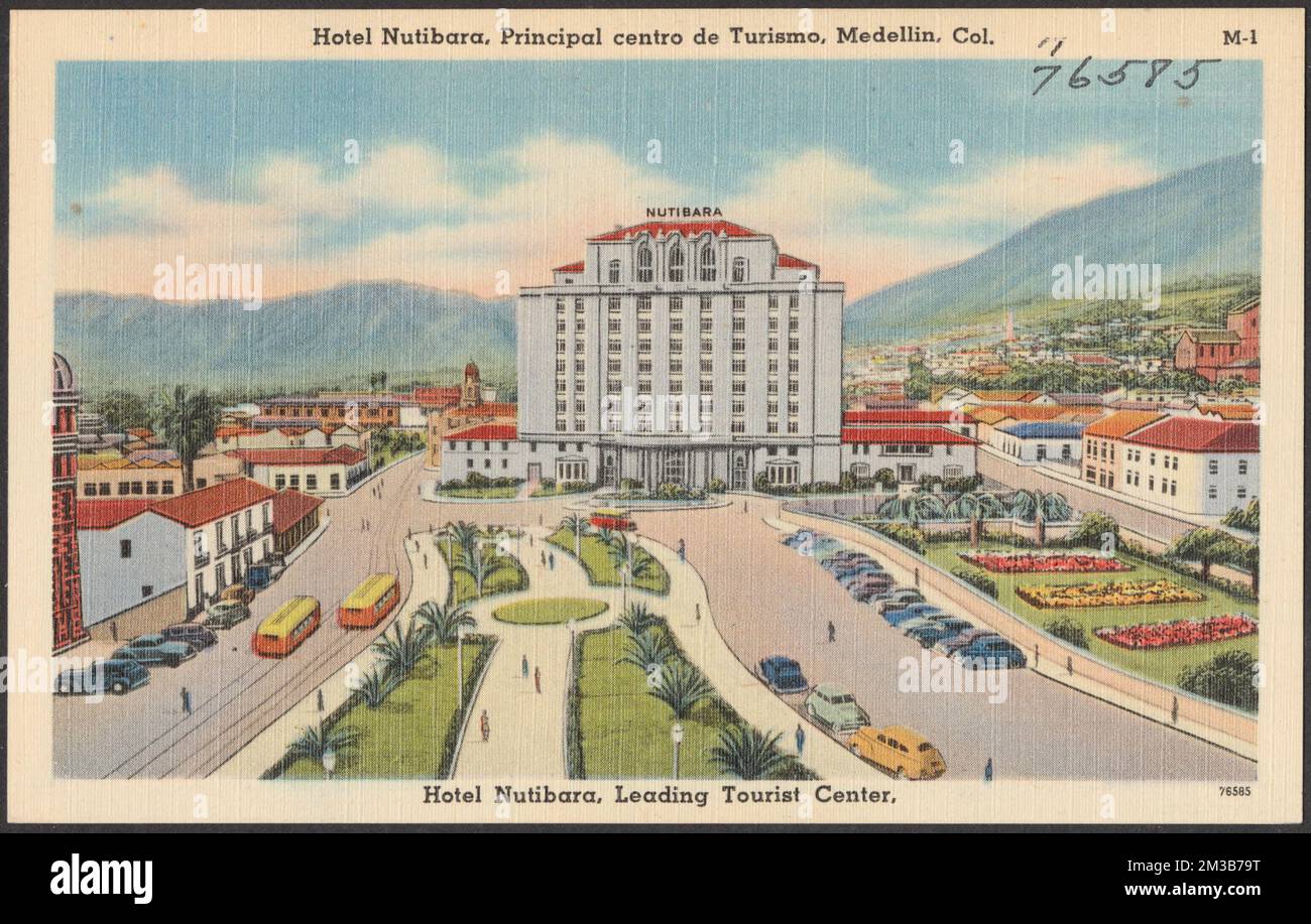 Hotel Nutibara, principal centro de turismo, Medellin, Col. - Hotel Nutibara, principal centre touristique, Hôtels, Tichnor Brothers Collection, cartes postales des États-Unis Banque D'Images