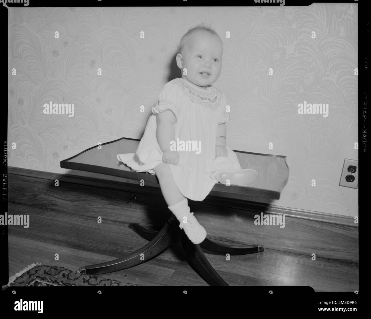 James J. Greeley et sa famille. Fille de bébé Susan , bébés, tables.  Collection Leon Abdalian Photo Stock - Alamy