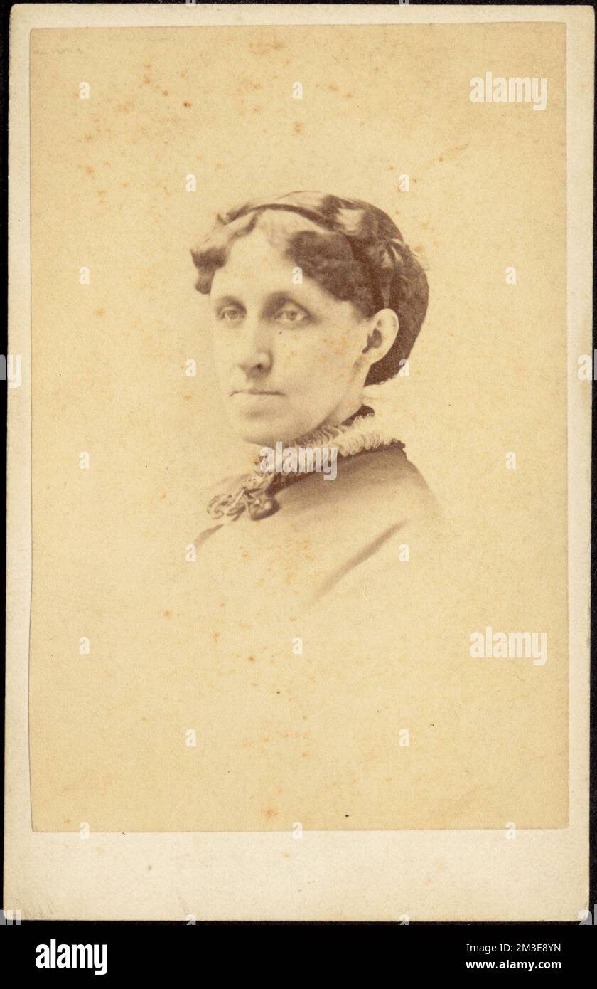 Louisa Alcott , auteurs, Alcott, Louisa May, 1832-1888, Collection carte de visite Banque D'Images