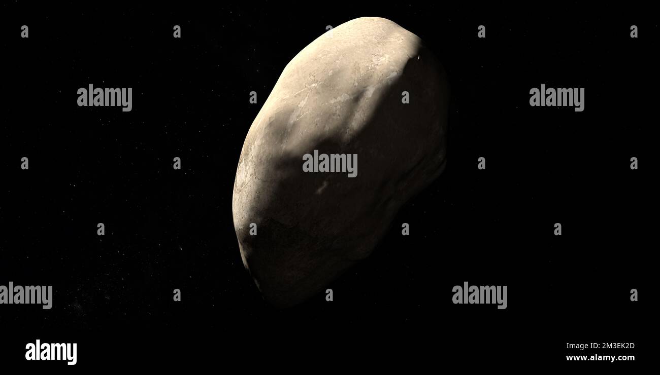 Styx lune, satellite naturel de la planète Pluton Banque D'Images