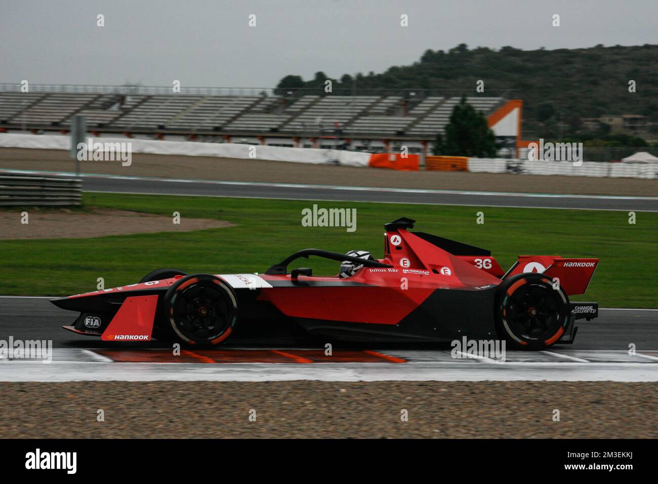 Andre Lotterer pendant les tests de pré-saison 2023 de Formule E à Valence (Espagne) Banque D'Images