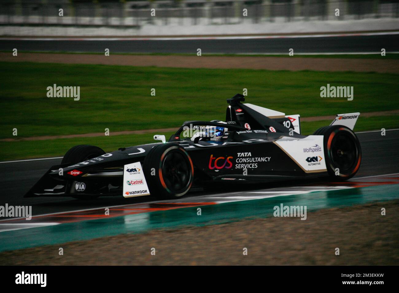 Sam Bird pendant les tests de pré-saison 2023 de Formule E à Valence (Espagne) Banque D'Images