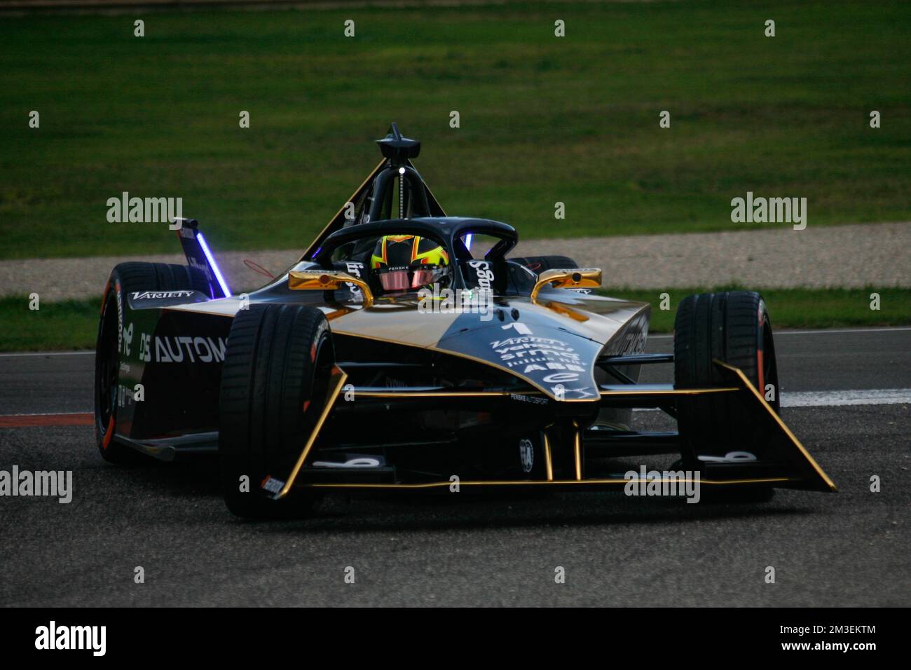 Stoffel Vandoorne pendant les tests de pré-saison 2023 de Formule E à Valence (Espagne) Banque D'Images