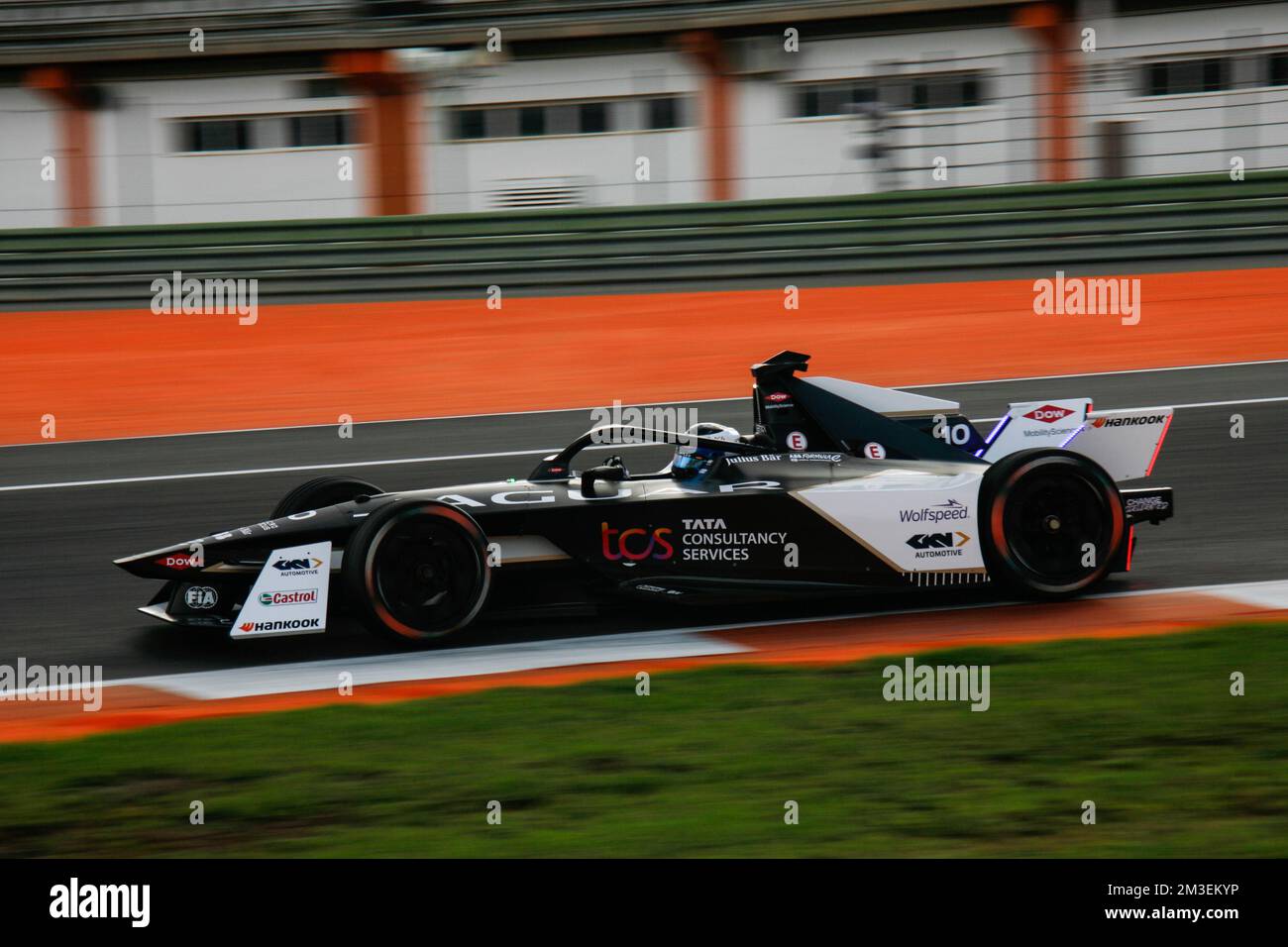 Sam Bird pendant les tests de pré-saison 2023 de Formule E à Valence (Espagne) Banque D'Images