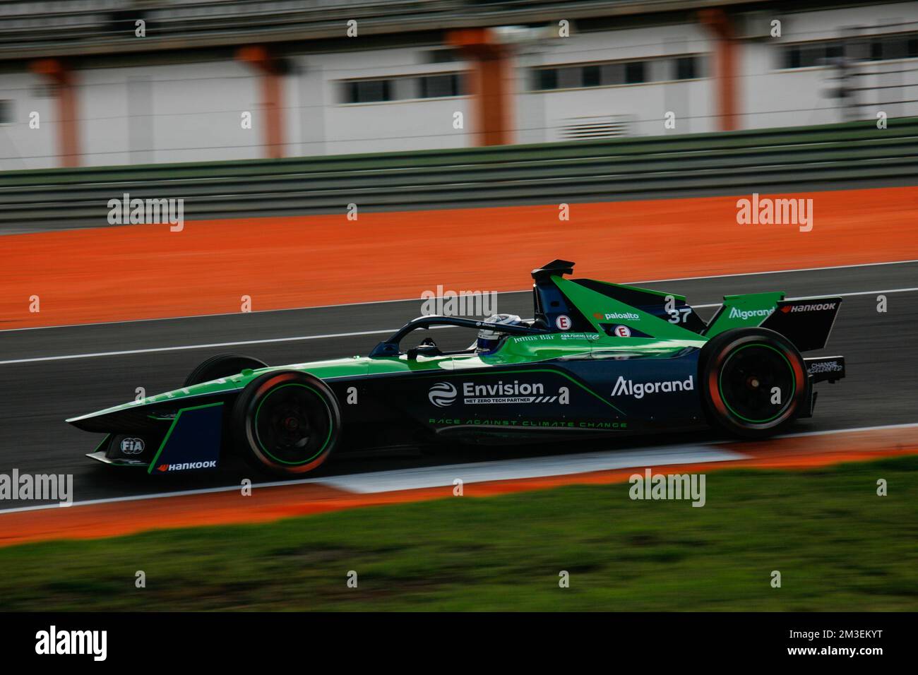 Nick Cassidy pendant les tests de pré-saison 2023 de Formule E à Valence (Espagne) Banque D'Images