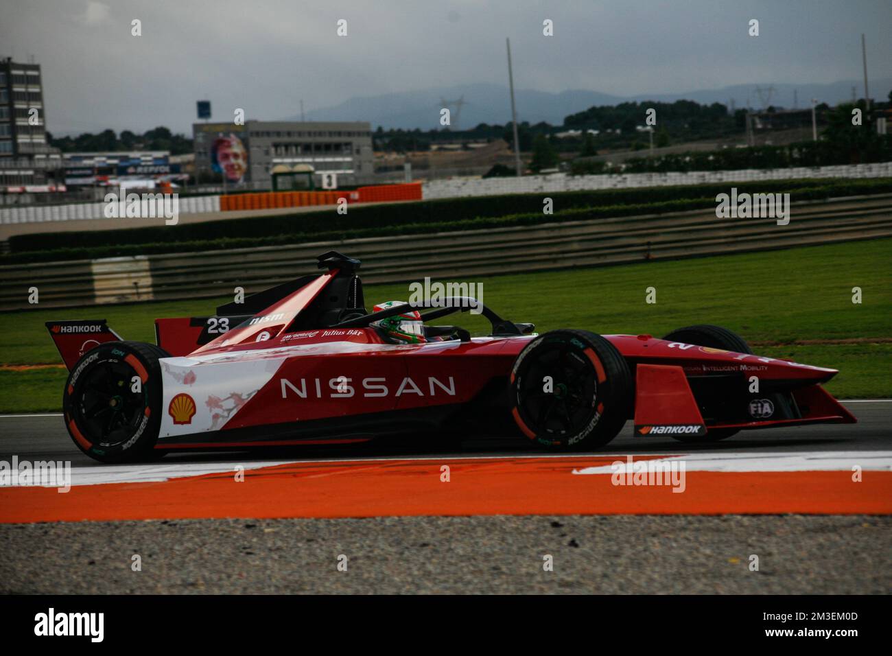 Sacha Fenestraz pendant les tests de pré-saison 2023 de Formule E à Valence (Espagne) Banque D'Images