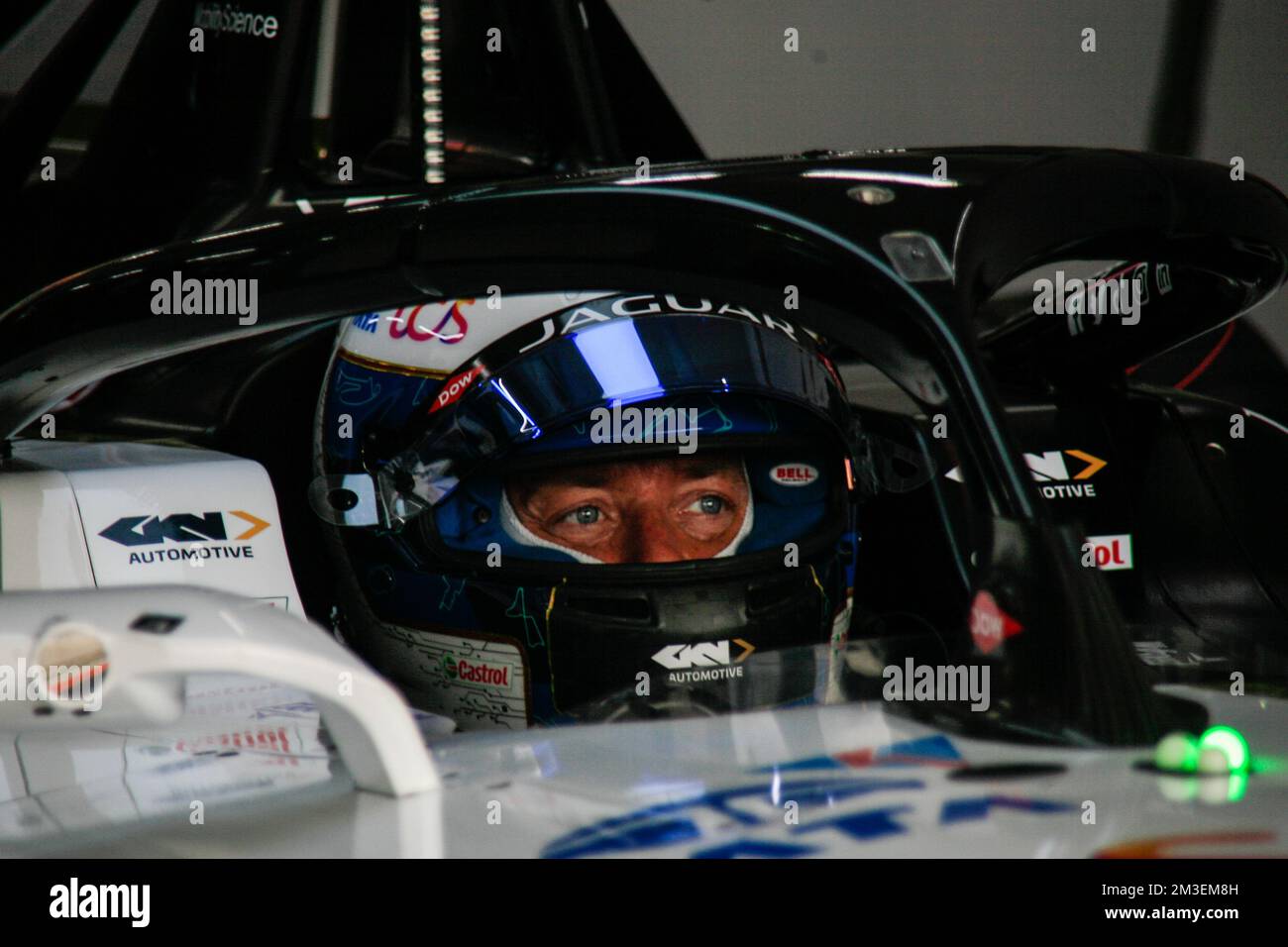 Sam Bird pendant les tests de pré-saison 2023 de Formule E à Valence (Espagne) Banque D'Images