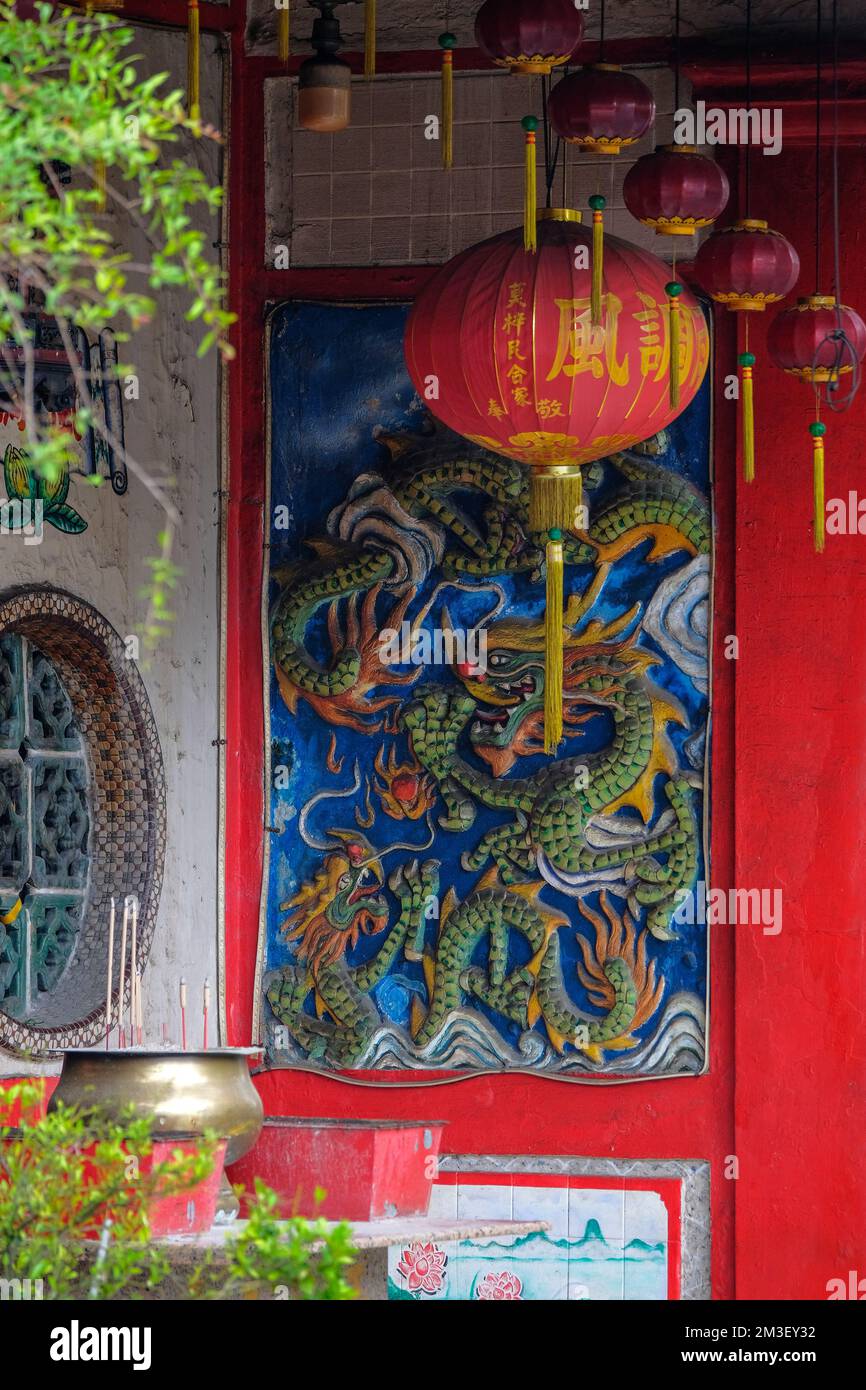 Malacca, Malaisie - novembre 2022 : vues du temple de Guang Fu Kong sur 30 novembre 2022 à Malacca, Malaisie. Banque D'Images
