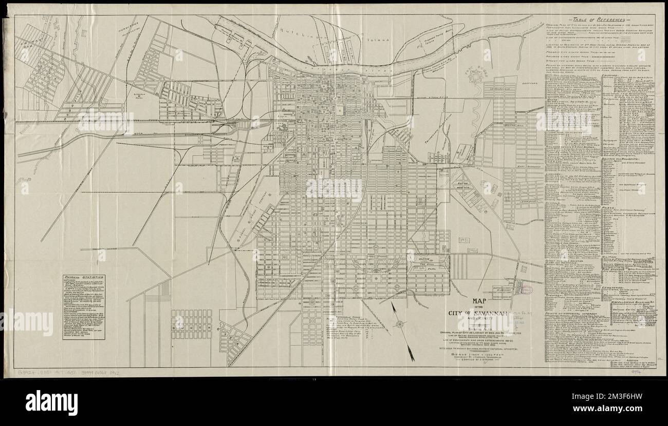 Carte de la ville de Savannah et ses environs , Guerre hispano-américaine, 1898, Géorgie, Savannah, Cartes, Savannah Géorgie, cartes, Savannah Géorgie, défenses, Cartes, États-Unis, Histoire, Révolution, 1775-1783, Champs de bataille, Géorgie, Histoire, Révolution, 1775-1783, Cartes, États-Unis, Histoire, Guerre civile, 1861-1865, Champs de bataille, Géorgie, Histoire, Guerre civile, 1861-1865, Cartes Norman B. Leventhal Map Centre Collection Banque D'Images