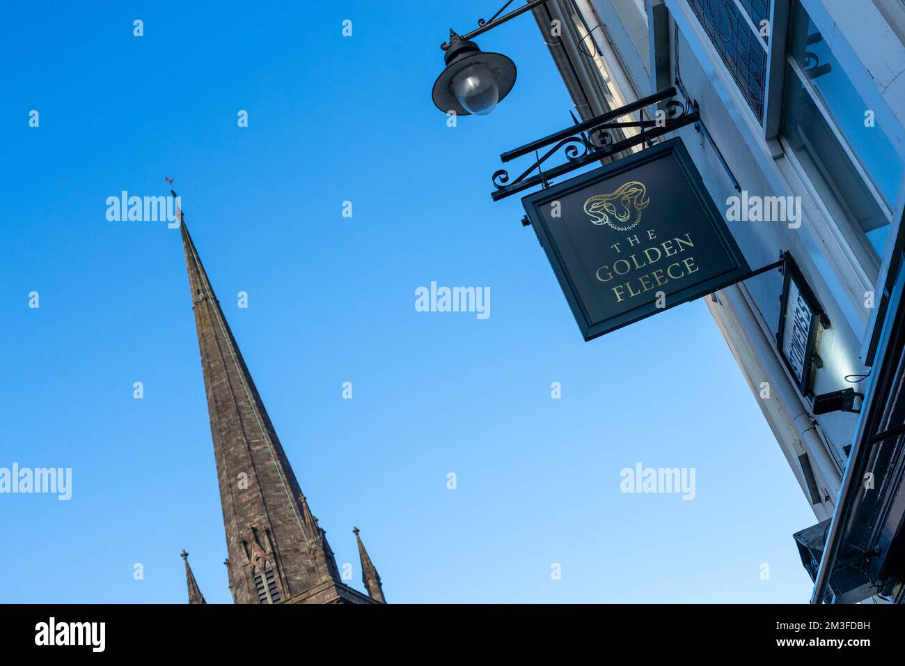 Thge Golden Fleece pub, Hereford Banque D'Images