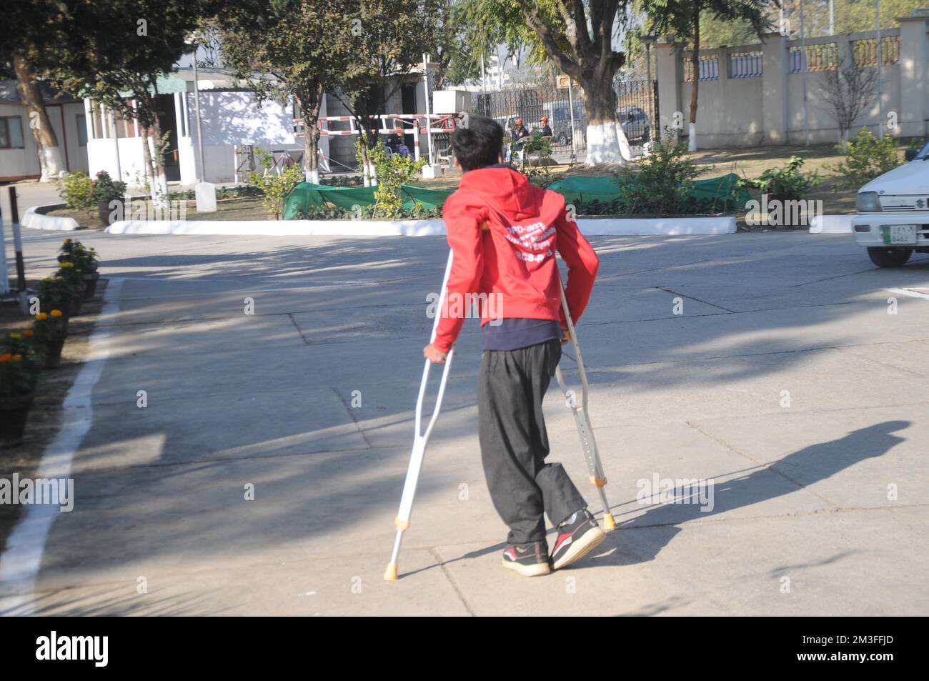 ISLAMABAD, AU PAKISTAN, la Journée internationale des personnes handicapées a été observée aujourd'hui dans le monde entier, qui vise à mettre en lumière les problèmes rencontrés b Banque D'Images