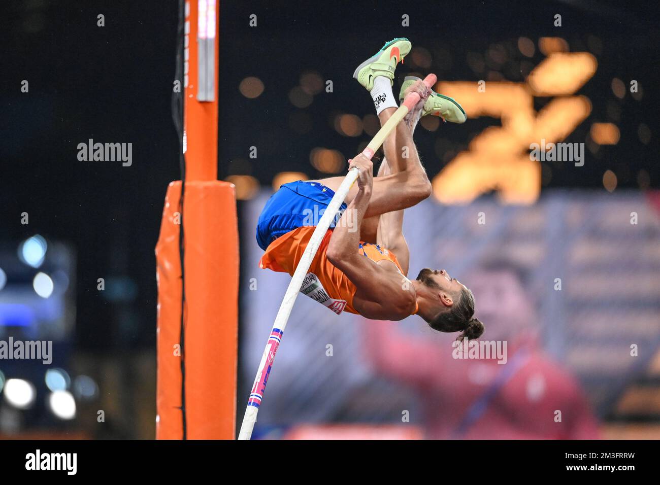 Rutger Koppelaar (pays-Bas). Pole Vault Men. Championnats d'Europe Munich 2022 Banque D'Images