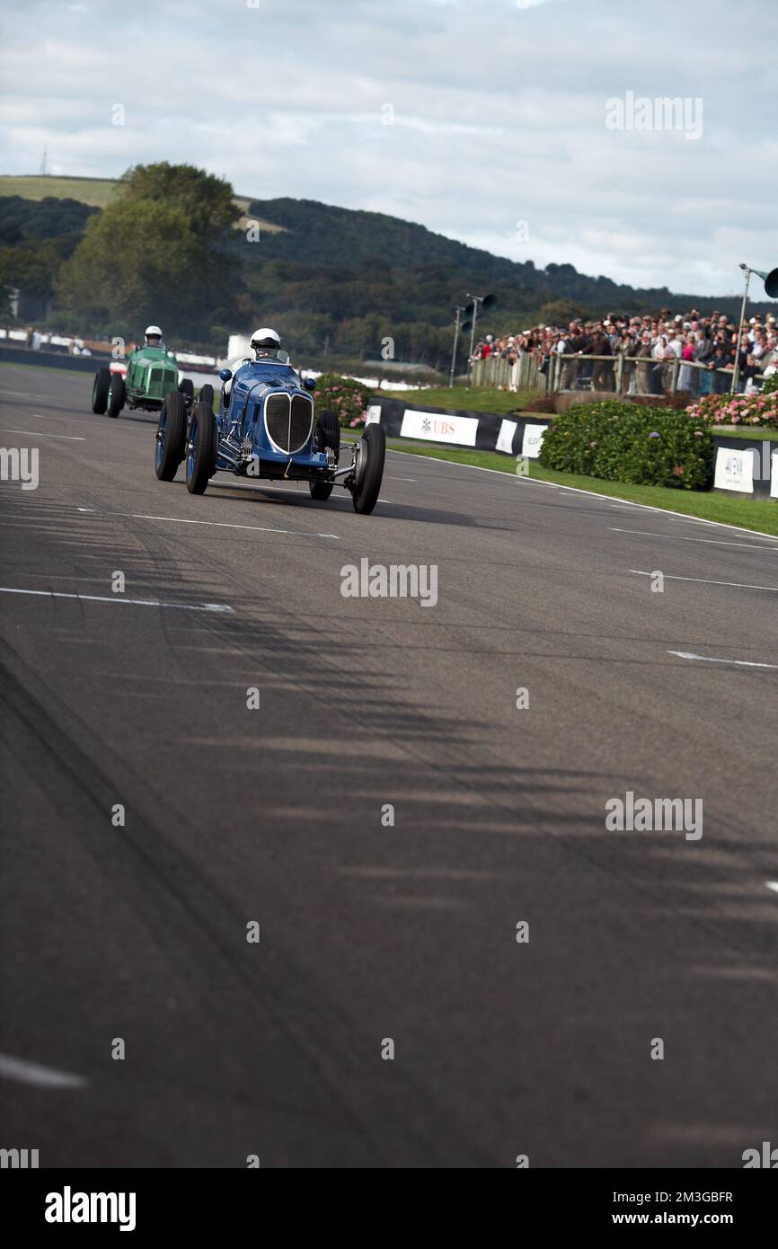 GOODWOOD, WEST SUSSEX/UK - Vintage Racing at Goodwood at Goodwood . Banque D'Images