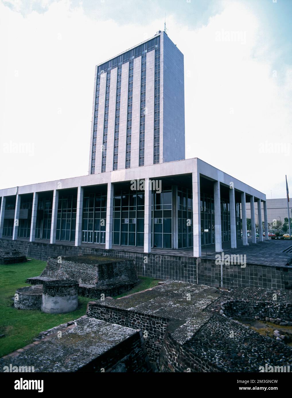 Carré Tlatelolco. Banque D'Images