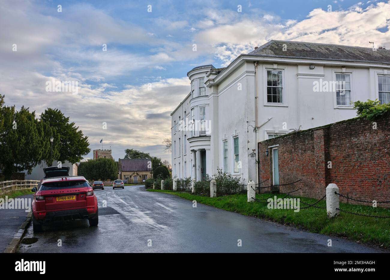 Route aldborough nord Banque de photographies et d’images à haute