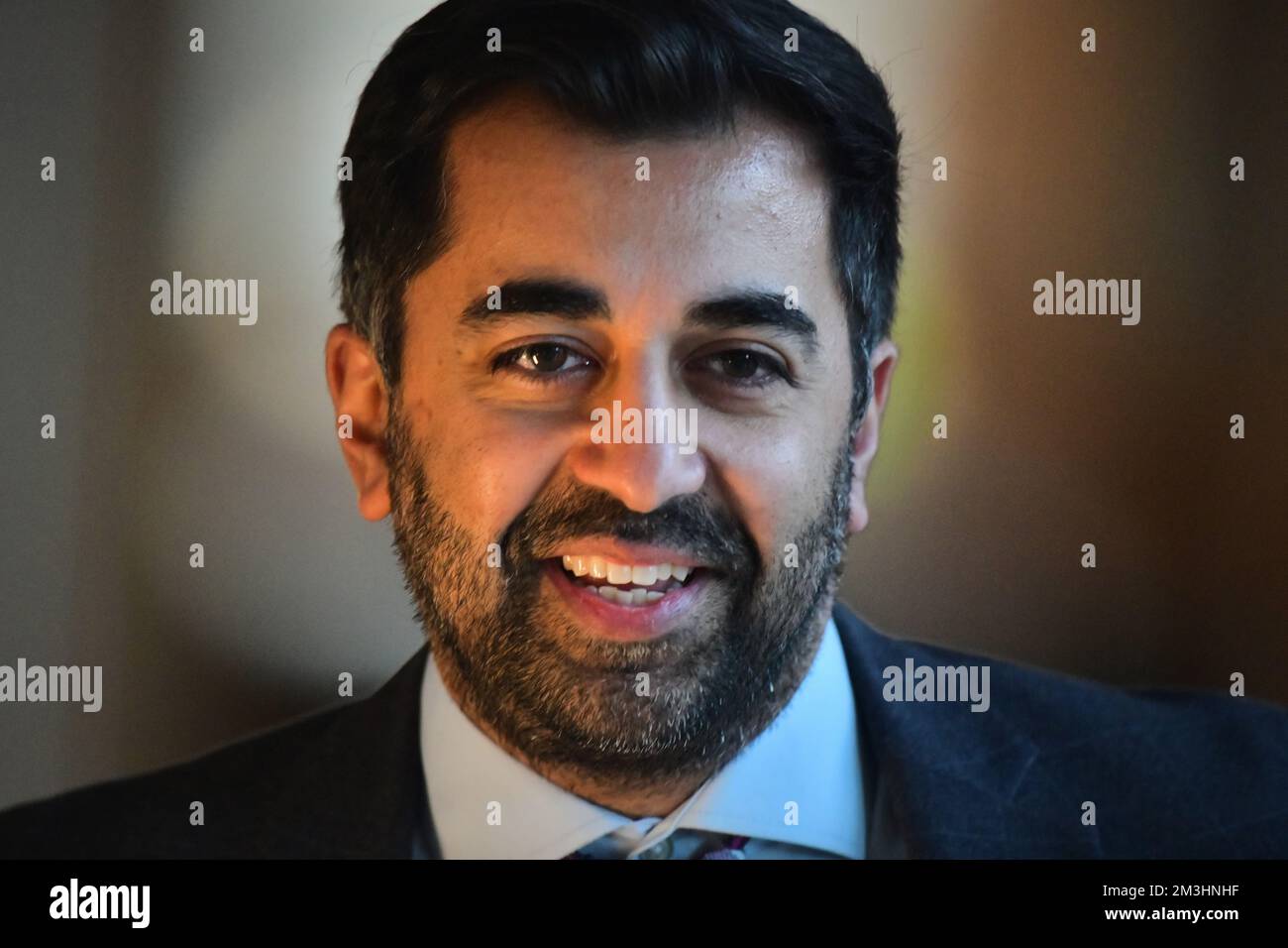 Edinburgh, Écosse, Royaume-Uni, 15 décembre 2022. Humza Yousaf au Parlement écossais. credit sst/alamy nouvelles en direct Banque D'Images