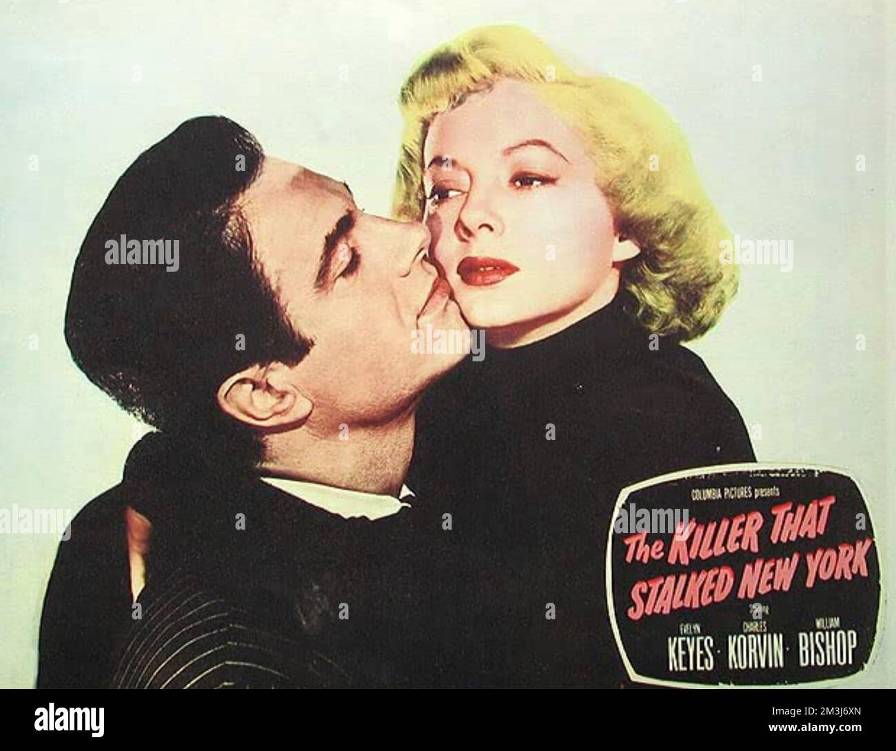 LE TUEUR QUI A TRAQUÉ NEW YORK 1950 Columbia Pictures film avec Evelyn Keyes et Charles Korvin Banque D'Images