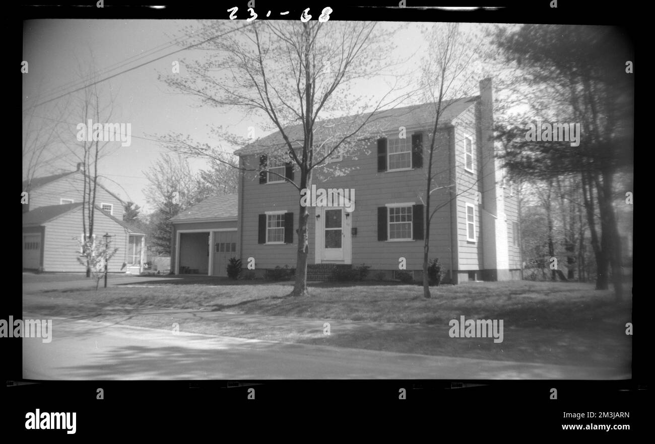 Noanette Rd #68 , Maisons. Needham Building Collection Banque D'Images
