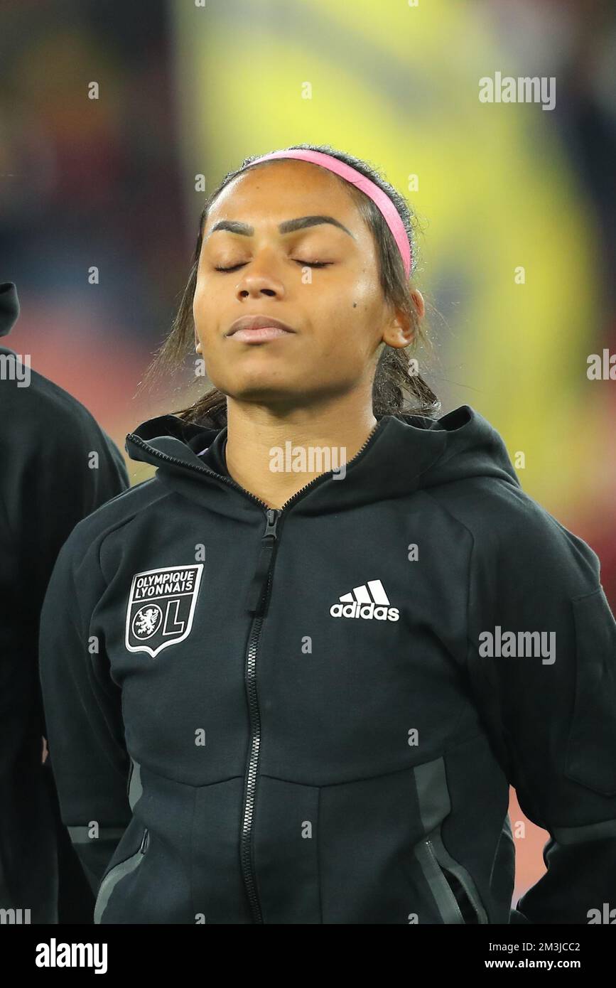 Stade Emirates, Londres, Royaume-Uni. 15th décembre 2022. Football Champions League pour Femme, Arsenal contre Lyon ; Perle Morroni de Lyon crédit : action plus Sports/Alamy Live News Banque D'Images