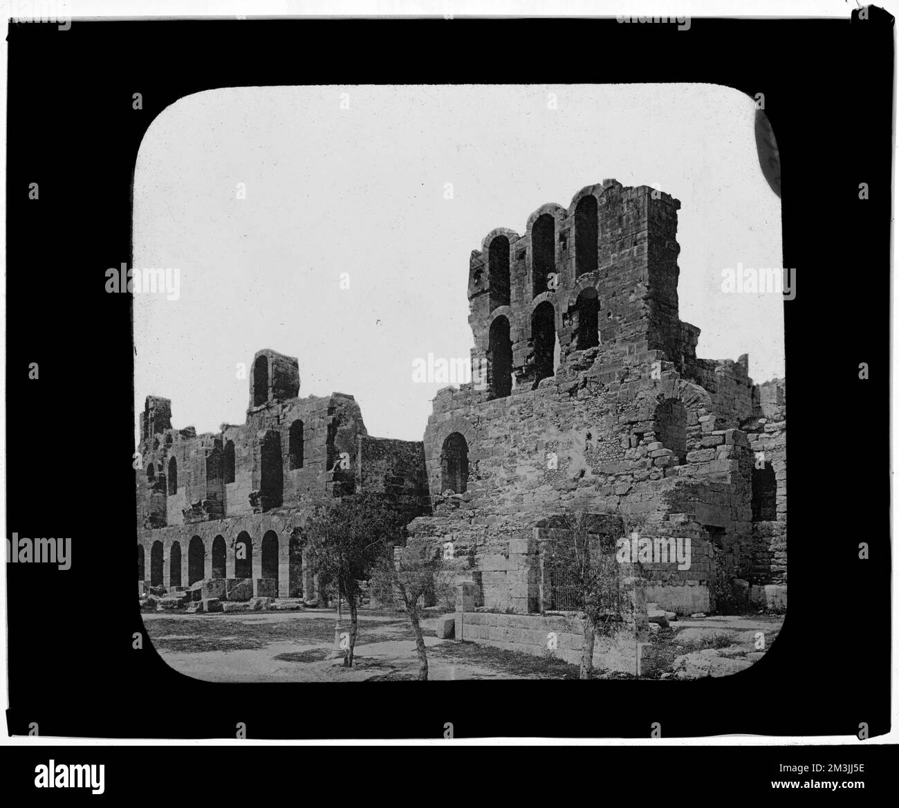 Odéon de Herodes Atticus , sites archéologiques, amphithéâtres, Odéon de Herodes Atticus Athènes, Grèce. Collection Nicholas Catsimpolas Banque D'Images