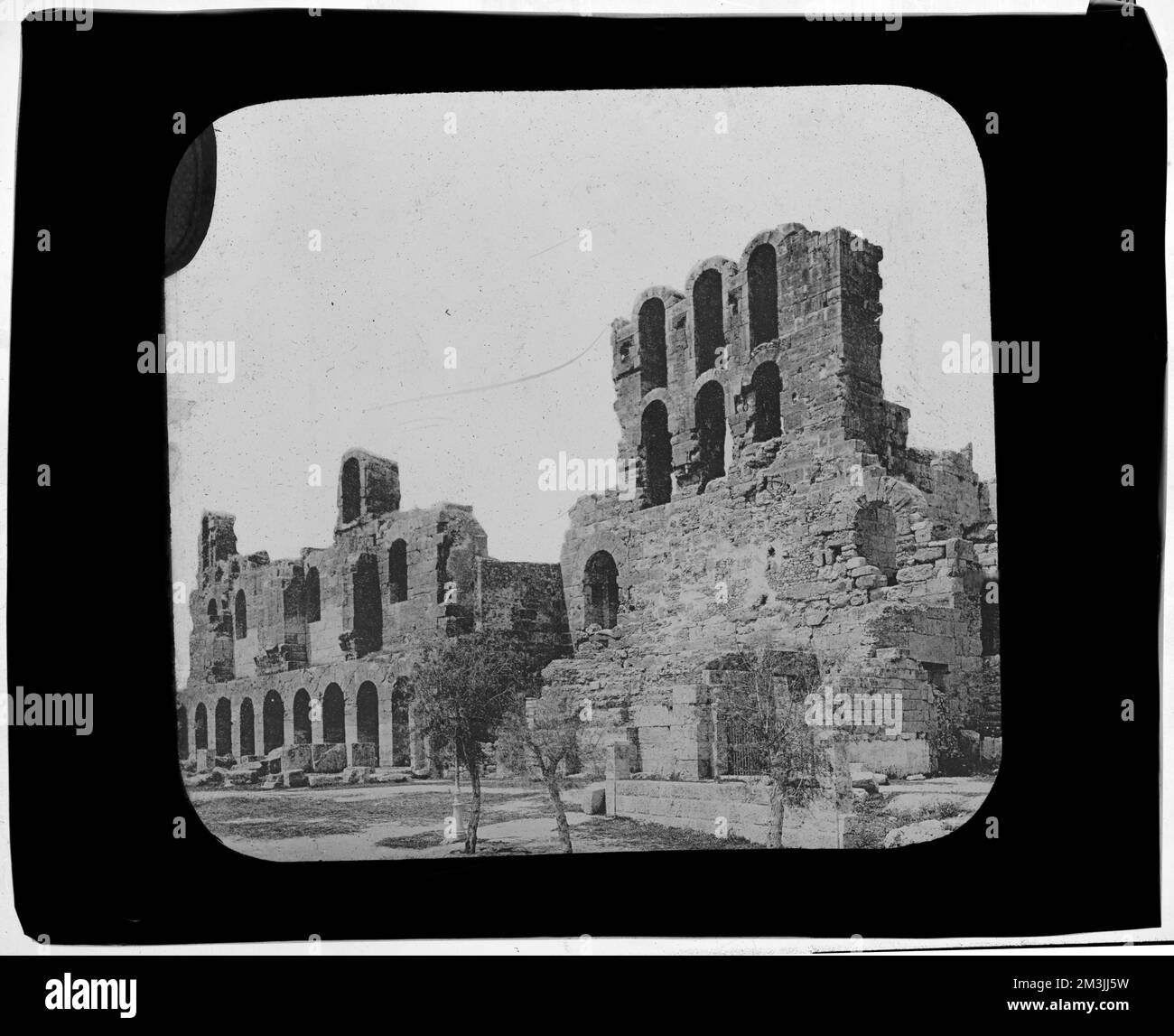 Odéon de Herodes Atticus , sites archéologiques, amphithéâtres, Odéon de Herodes Atticus Athènes, Grèce. Collection Nicholas Catsimpolas Banque D'Images