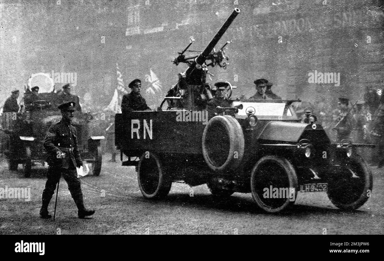 Royal Naval Air Service au Lord Mayor's Show Banque D'Images