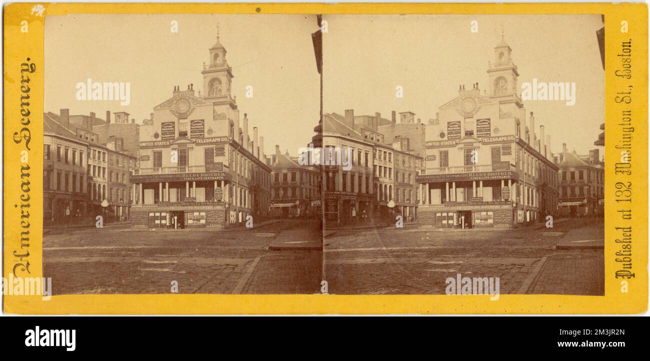 Old State House, Boston , Capitols, Old State House Boston, Massachusetts. Banque D'Images
