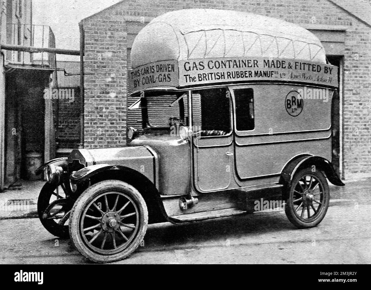 Véhicule Rover avec installation charbon-gaz Banque D'Images