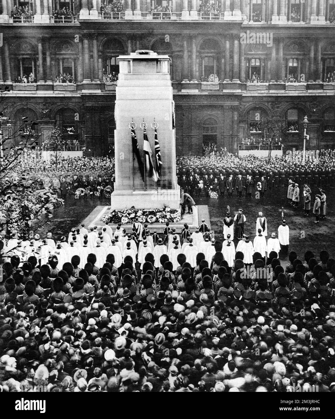 La cérémonie centrale du jour de l'Armistice Banque D'Images