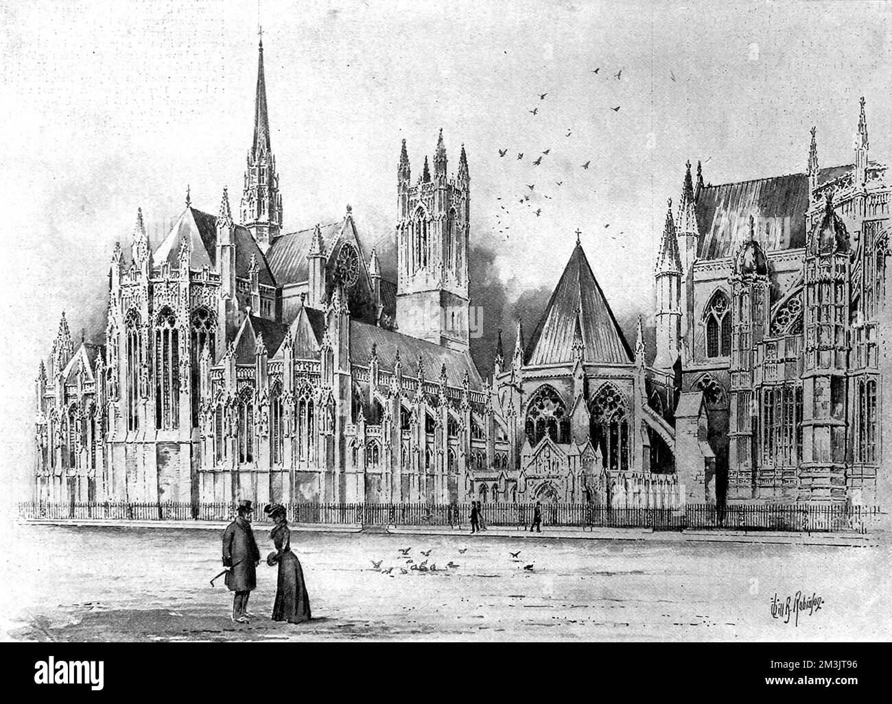 Chapelle suggérée à la mémoire de la reine Victoria à Westminster Banque D'Images