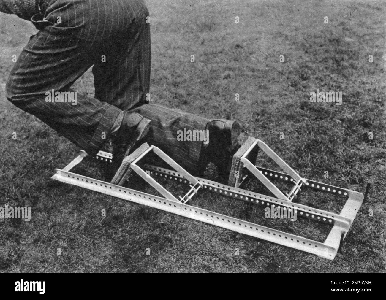 Blocs de départ - Jeux olympiques de 1948 Banque D'Images