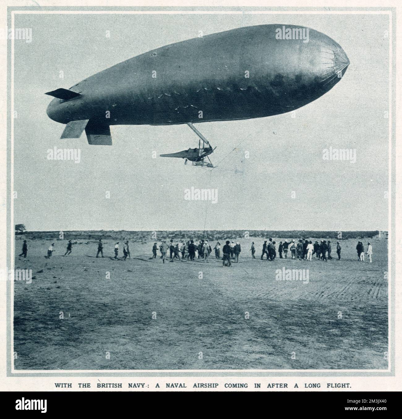 Un dirigeable de la marine britannique 1916 Banque D'Images