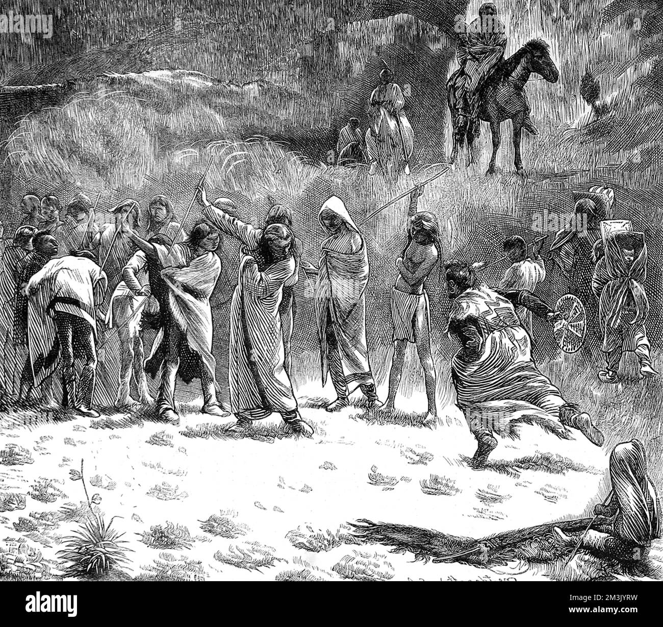 Amérindiens. Sports indiens d'Amérique du Nord. Banque D'Images