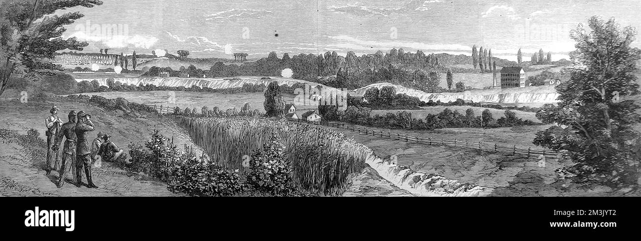 Petersburg, Virginie ; guerre de Sécession, 1864 Banque D'Images