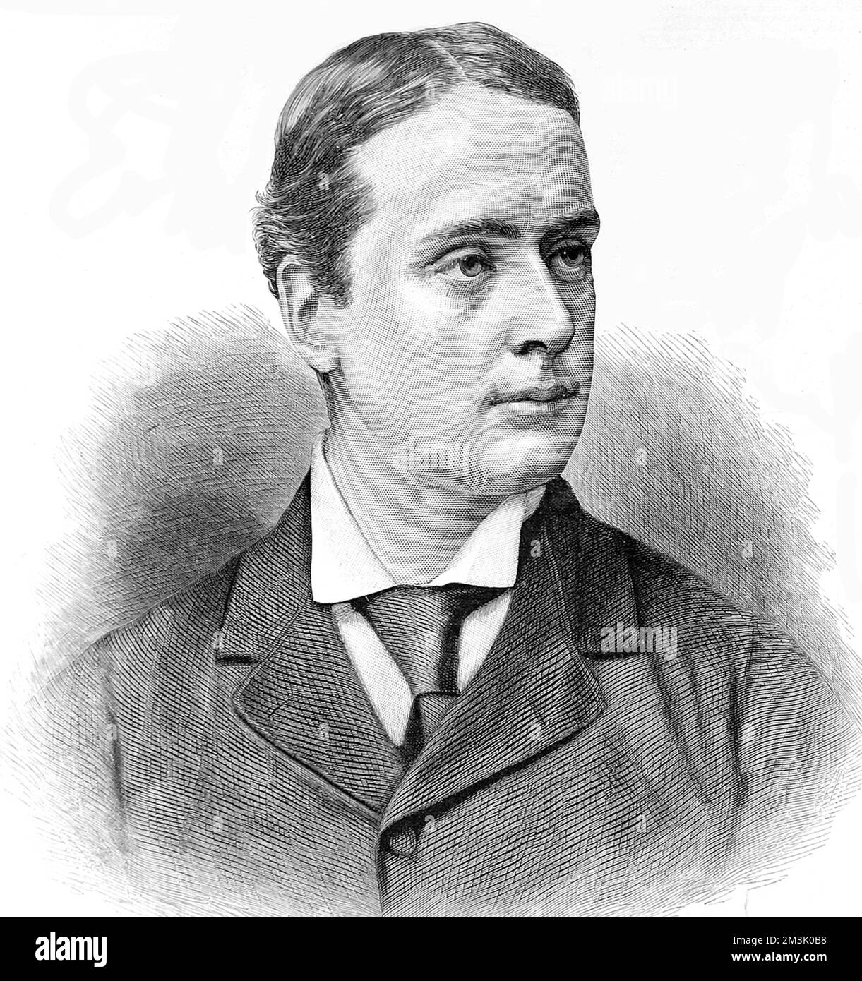 Archibald Philip Primrose, comte de Rosebery en 5th (1847 - 1929), alors qu'il était secrétaire d'État aux Affaires étrangères. À la retraite de Gladstone en 1894, il est devenu premier ministre libéral. En tant que gardien de course et propriétaire de cheval dévoué, il a remporté trois fois le Derby. 1886 Banque D'Images