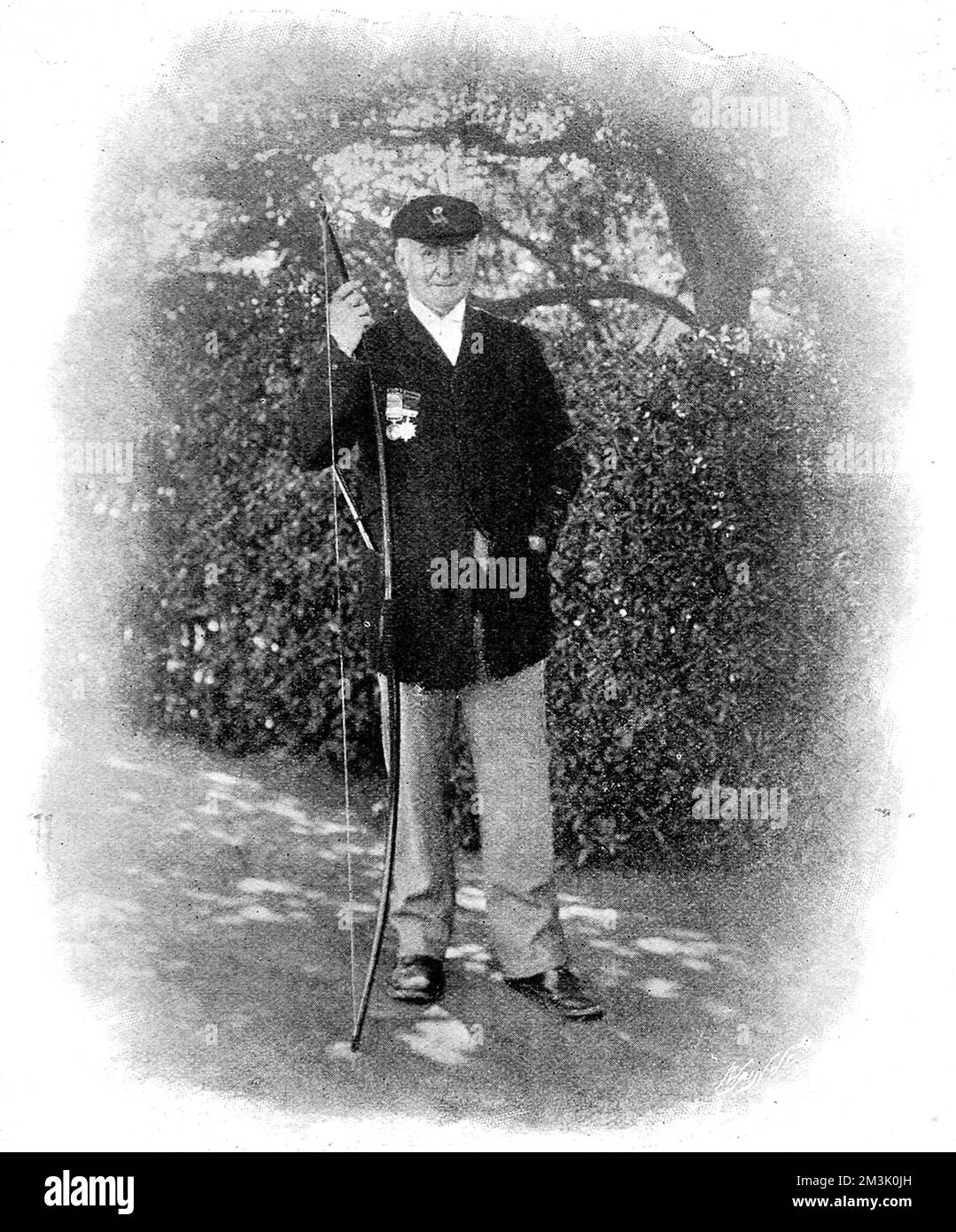 Eyre Hussey, vainqueur de la médaille d'or du champion, 1899. Banque D'Images
