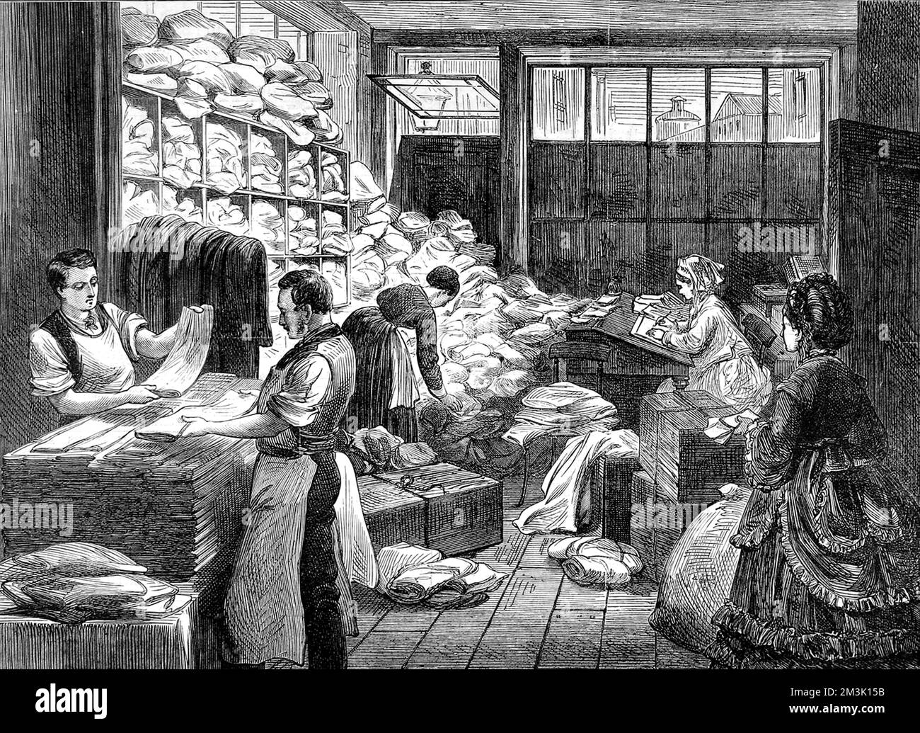 Guerre franco-prussienne. Bureau de Londres 1870 Banque D'Images