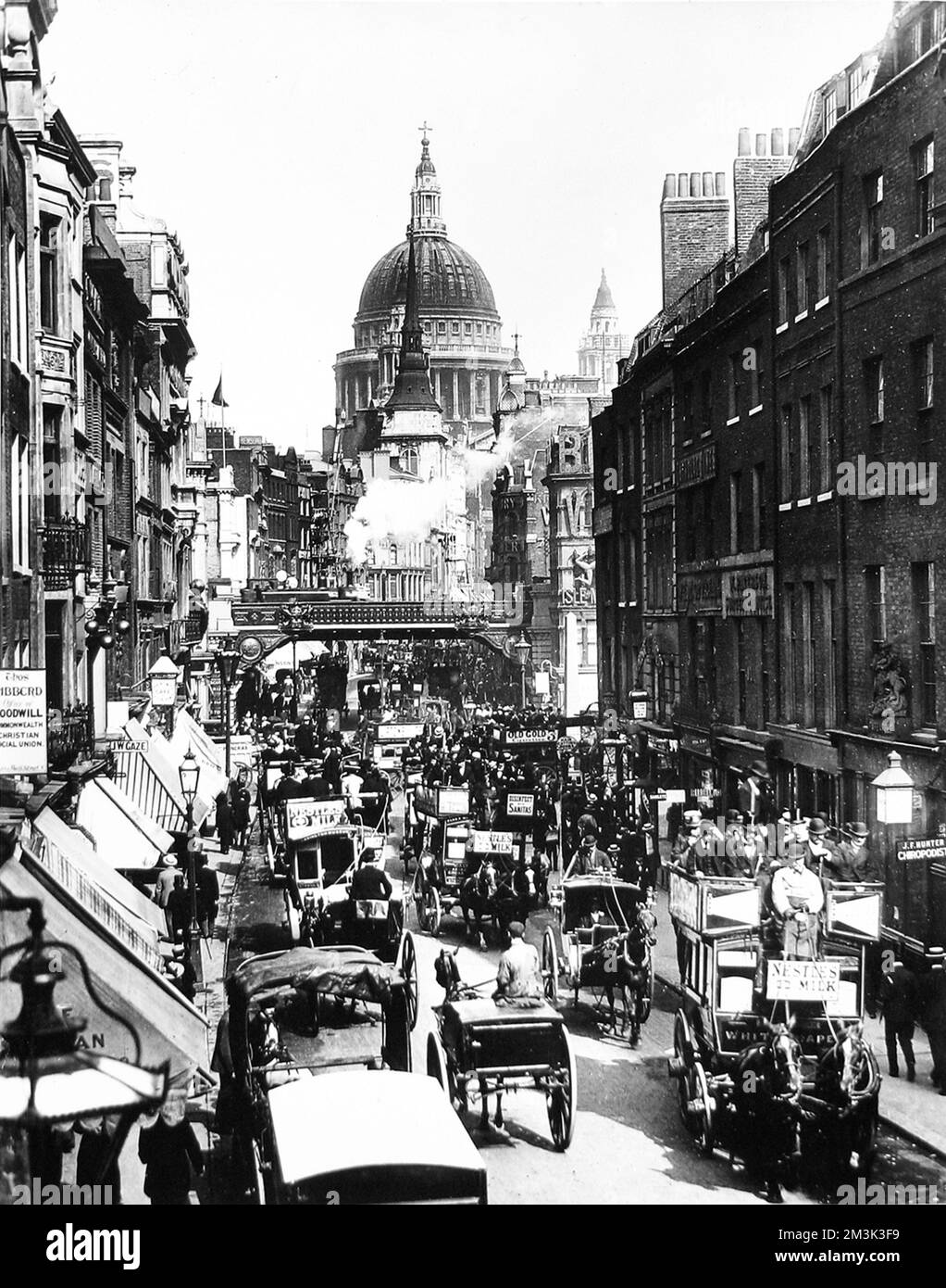 Fleet Street, Londres, c.1894 Banque D'Images