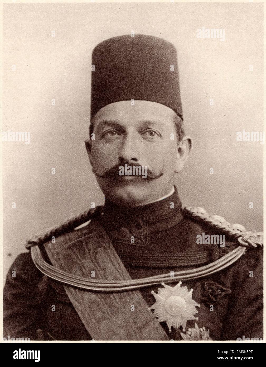 Khédive d'Égypte, Abbas II Hilmi Bey Banque D'Images